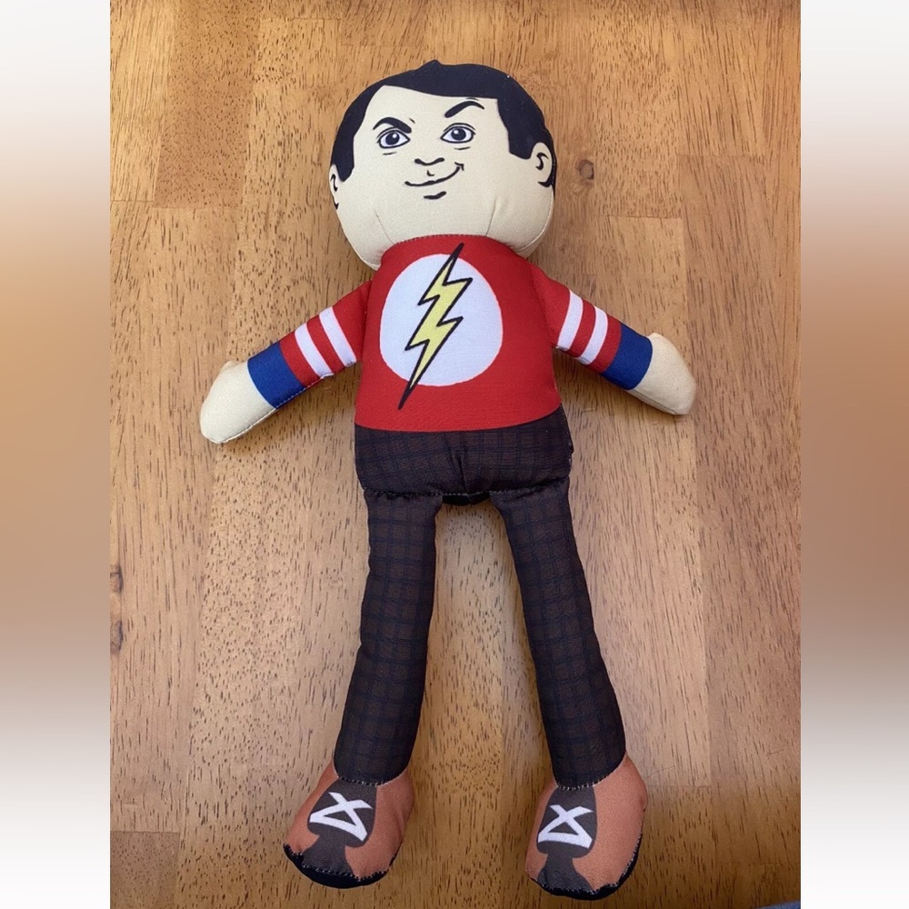 Big Bang Theory Sheldon Plush Doll Stuffed Toy Collectible 11" Hand To Show Size